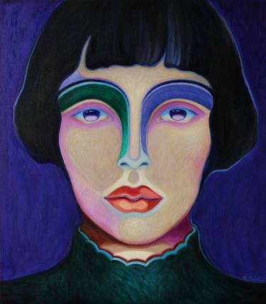 Original Surrealism Women Paintings by Viola Babol