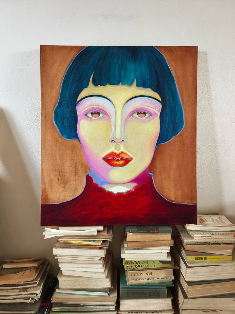Original Contemporary Women Painting by Viola Babol