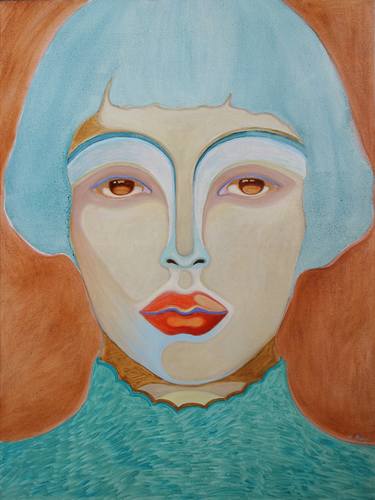 Original Contemporary Women Painting by Viola Babol