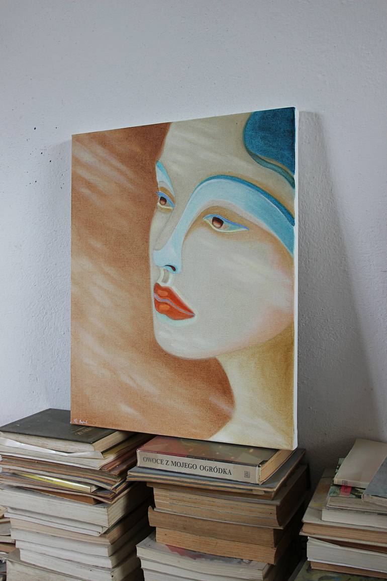 Original Portraiture Women Painting by Viola Babol