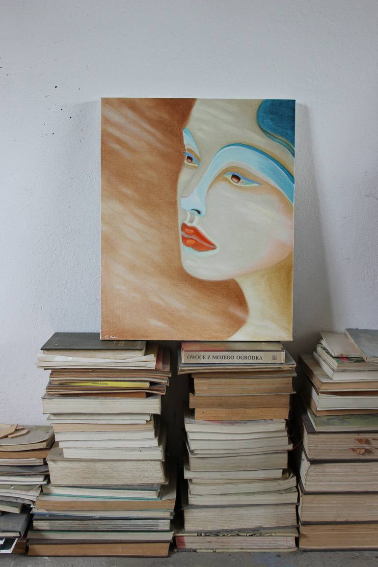 Original Portraiture Women Painting by Viola Babol