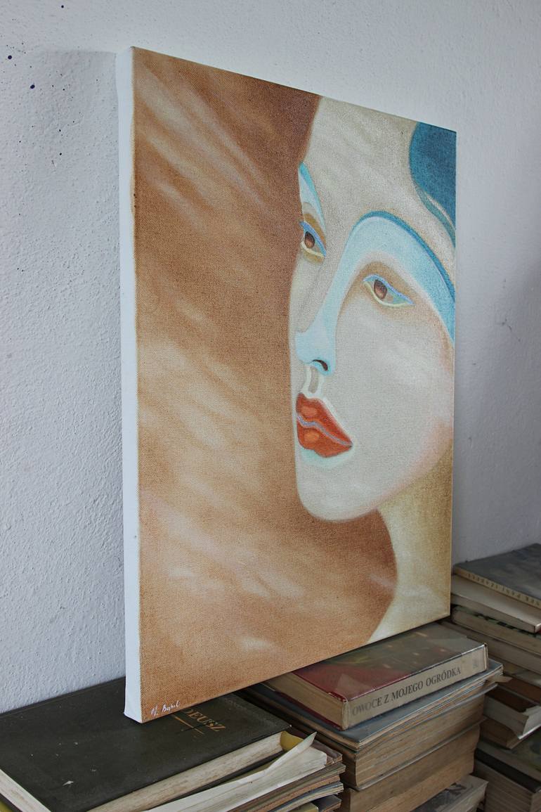 Original Portraiture Women Painting by Viola Babol