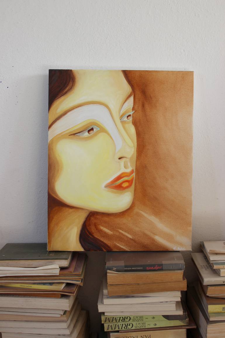 Original Contemporary Women Painting by Viola Babol