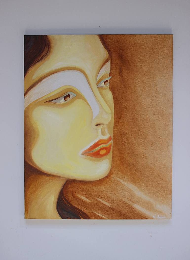 Original Contemporary Women Painting by Viola Babol