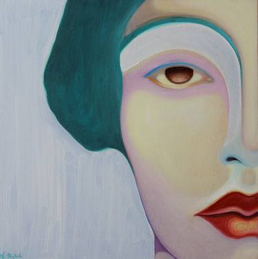 Original Portraiture Women Painting by Viola Babol