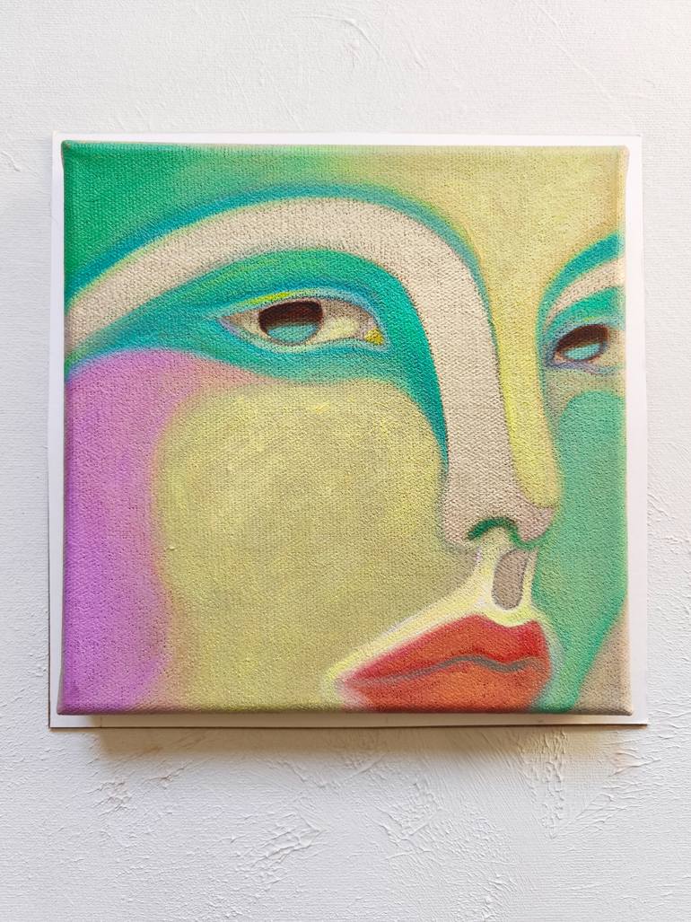 Original Surrealism Women Painting by Viola Babol