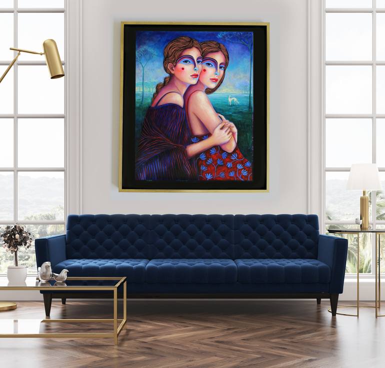 Original Figurative People Painting by Viola Babol