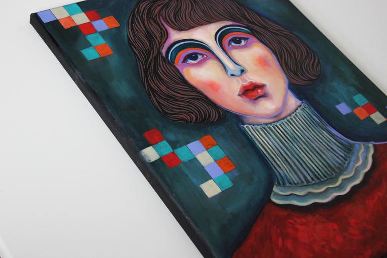 Original Figurative People Painting by Viola Babol