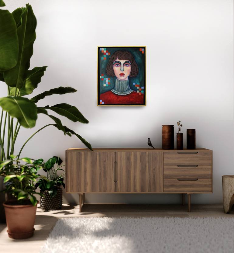 Original Figurative People Painting by Viola Babol