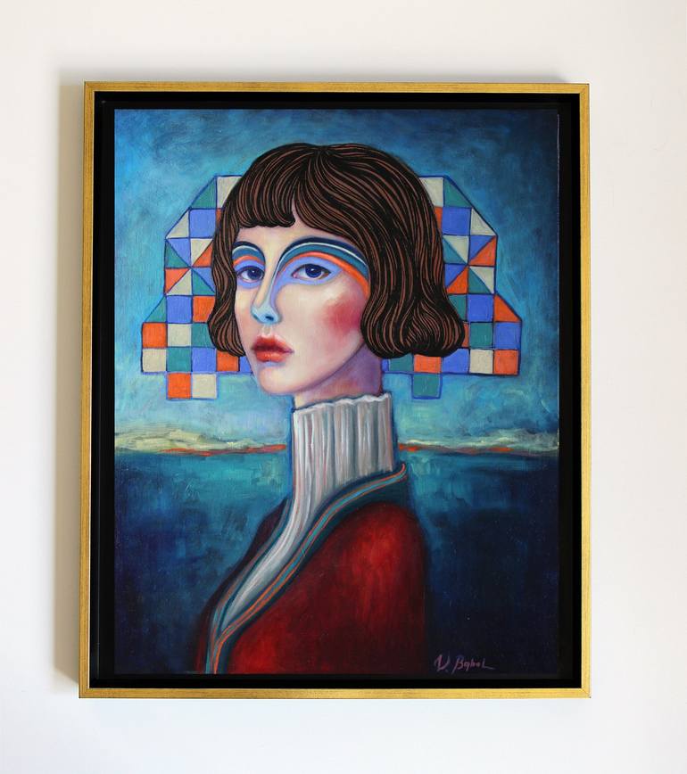 Original Figurative Portrait Painting by Viola Babol