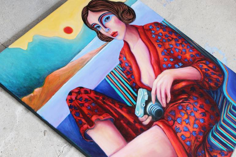 Original Figurative People Painting by Viola Babol