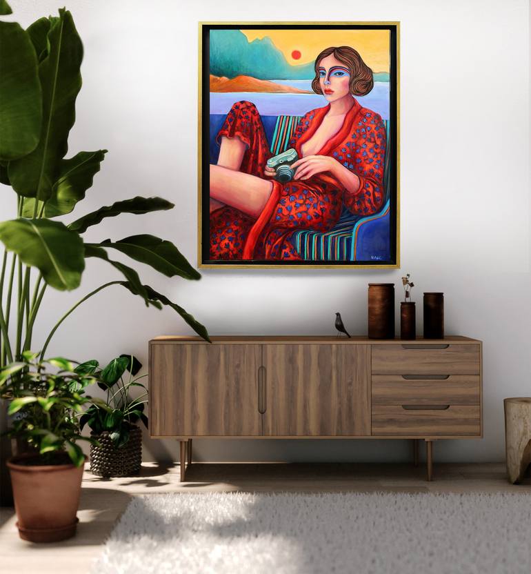 Original Figurative People Painting by Viola Babol