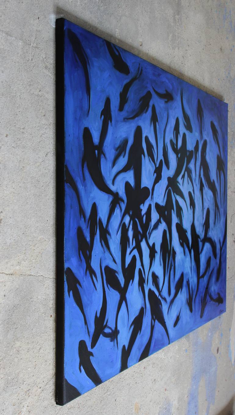 Original Expressionism Landscape Painting by Viola Babol