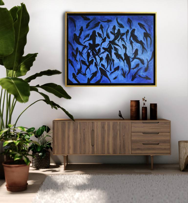 Original Expressionism Landscape Painting by Viola Babol