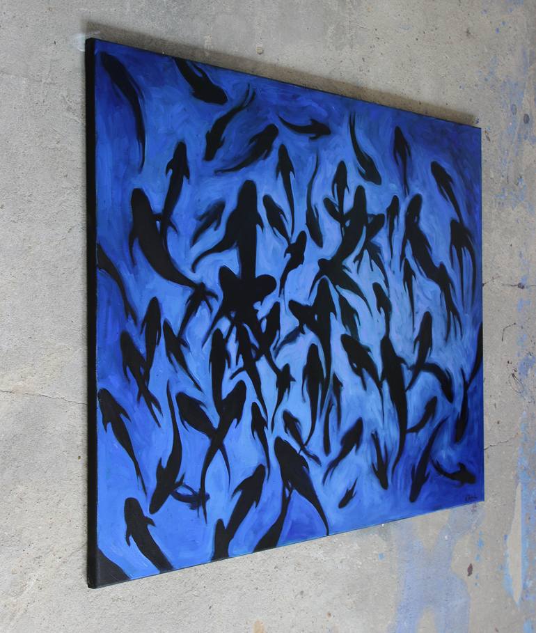 Original Expressionism Landscape Painting by Viola Babol