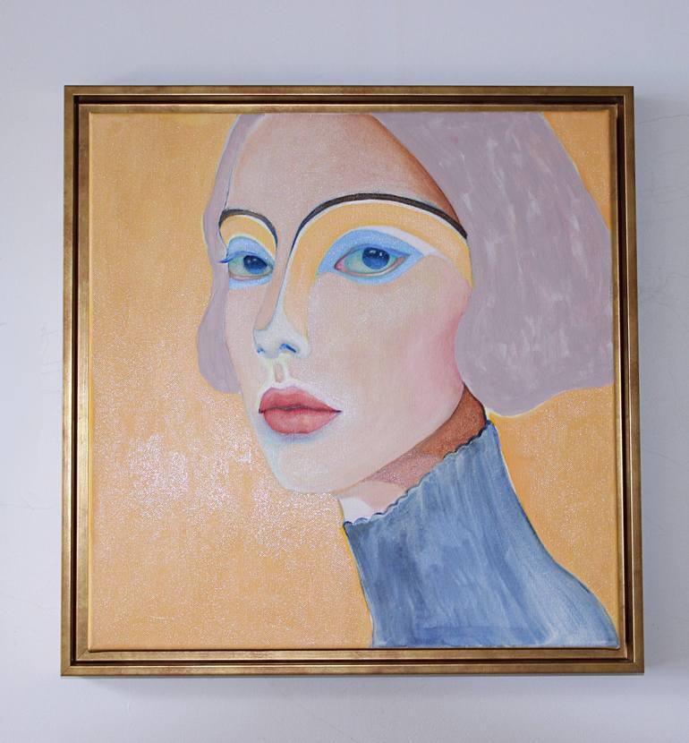 Original Portrait Painting by Viola Babol