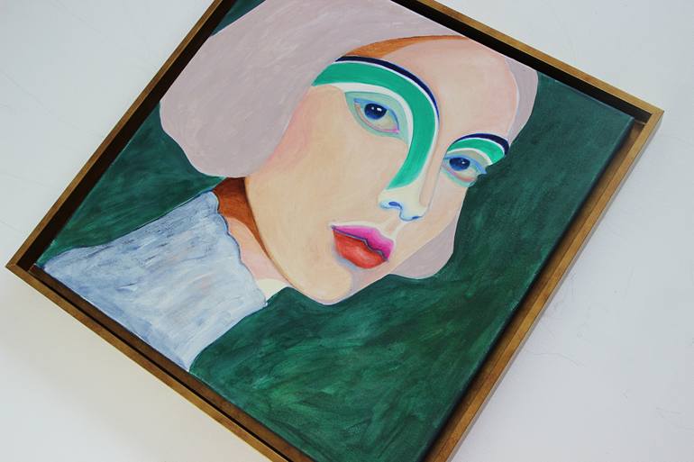 Original Portrait Painting by Viola Babol