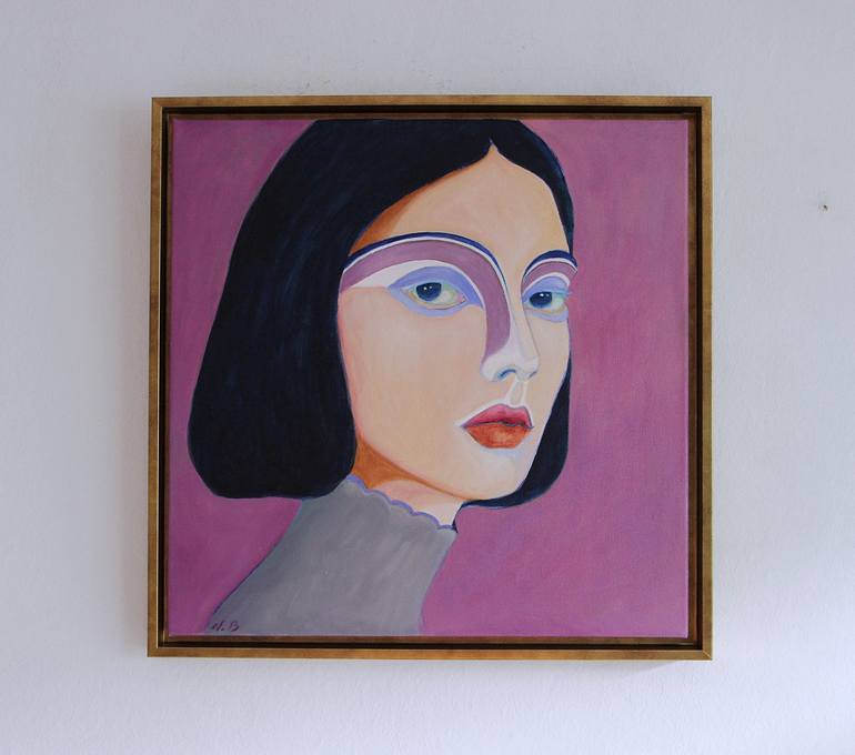 Original Fine Art Portrait Painting by Viola Babol