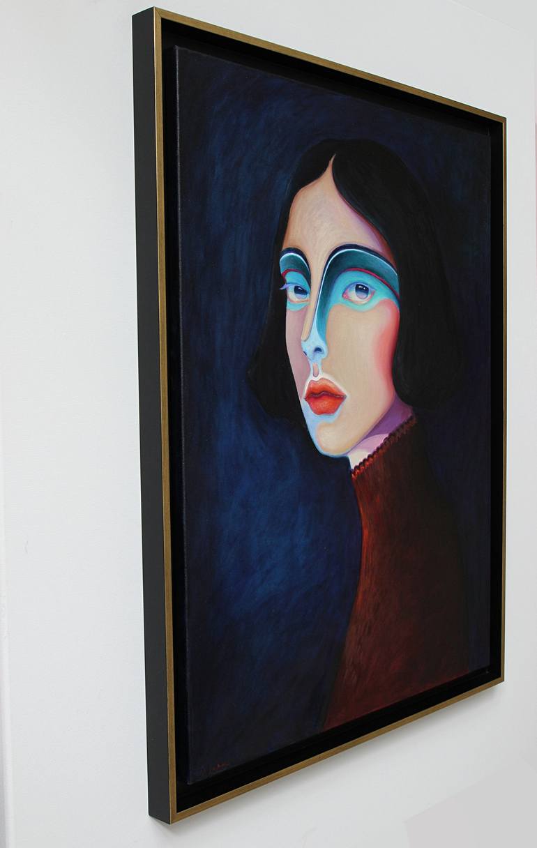 Original Portrait Painting by Viola Babol