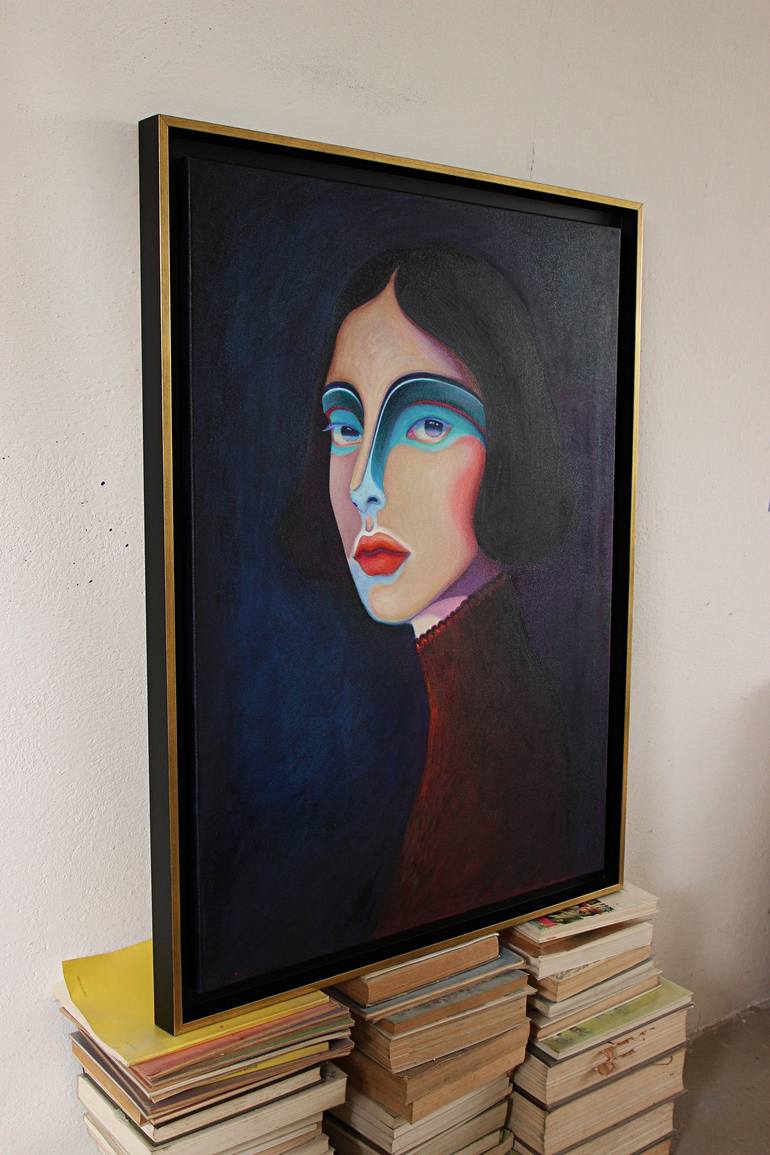 Original Figurative Portrait Painting by Viola Babol