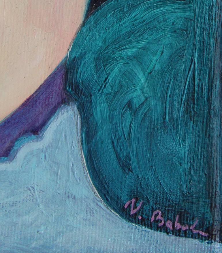 Original Figurative Portrait Painting by Viola Babol