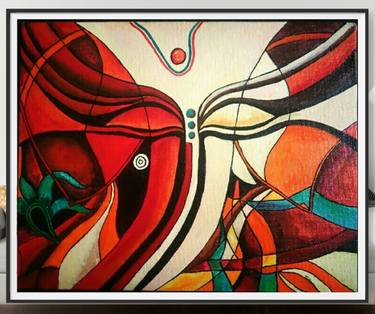 Original Abstract Expressionism Abstract Paintings by Shamali Baware