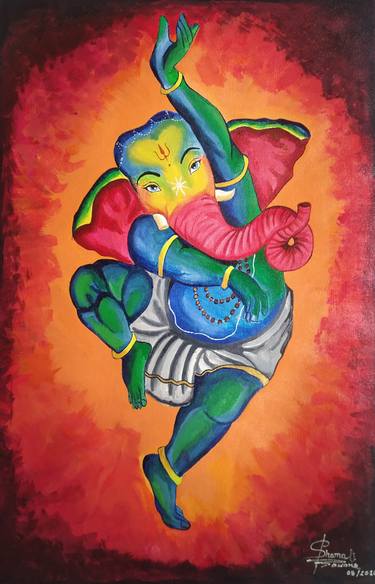 ganesha paintings modern art