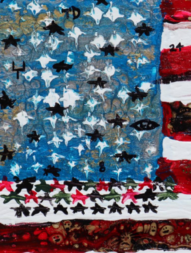 Original Abstract Expressionism Abstract Painting by Nard Lee