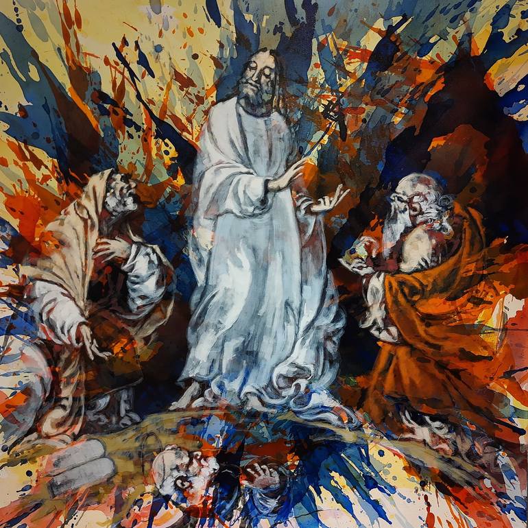 Transfiguration Painting by Neto Studio | Saatchi Art