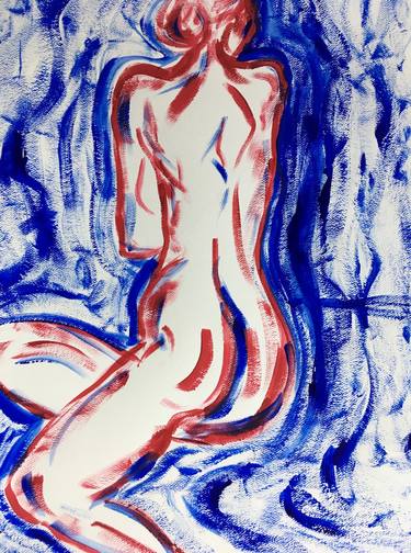 Print of Expressionism Nude Paintings by Lucia Satarino