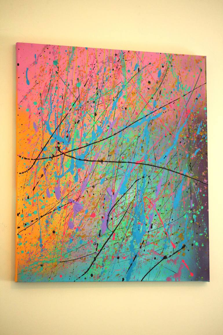 Original Abstract Expressionism Abstract Painting by Heather Hailstones