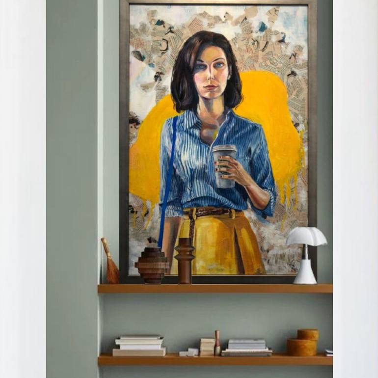 Original Figurative Women Painting by Tanya Britkina