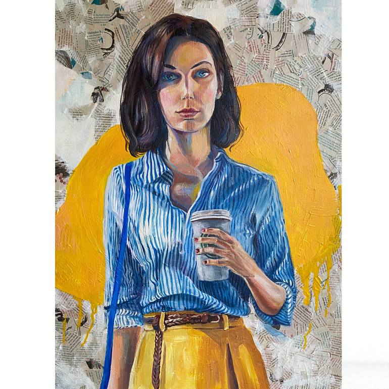 Original Figurative Women Painting by Tanya Britkina
