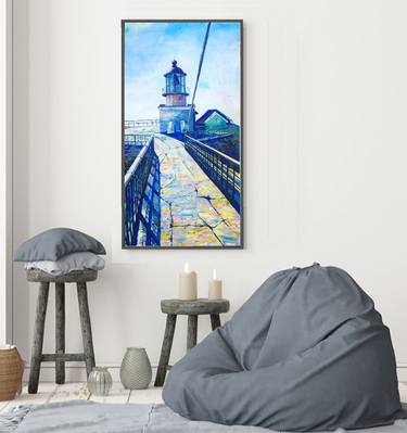 Original Impressionism Architecture Painting by Tanya Britkina