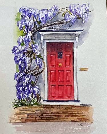 Red door thumb