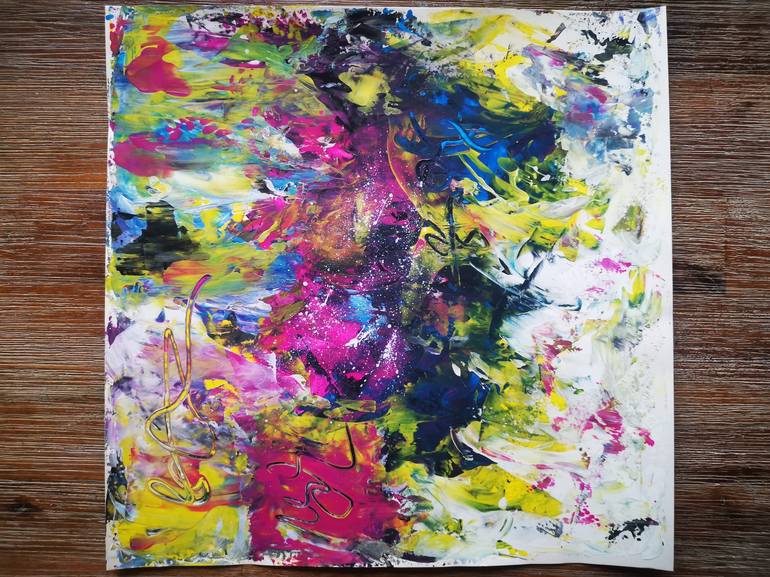 Original Abstract Expressionism Abstract Painting by Martin Slotta