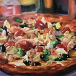 Pizza by Mungunsar Nyamgerel