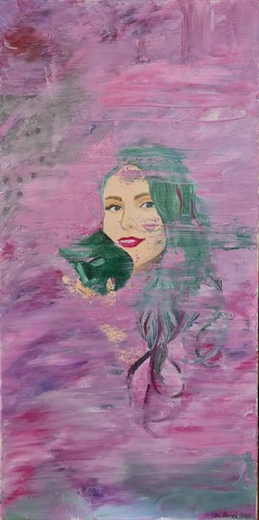 Original Portraiture Abstract Paintings by AniNarab Nahorna Anna