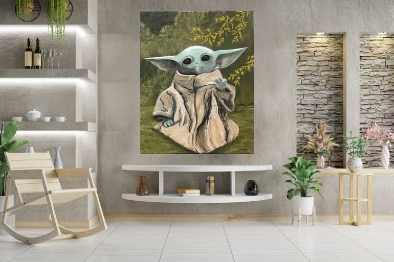 Original Surrealism Fantasy Painting by Cristina Hamza