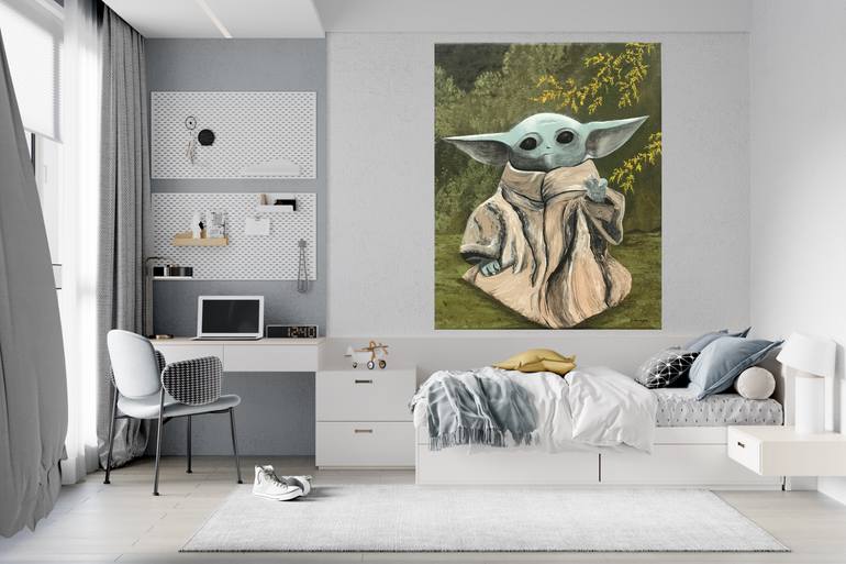 Original Surrealism Fantasy Painting by Cristina Hamza