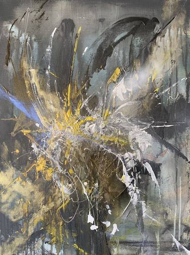 Original Abstract Expressionism Abstract Paintings by Bryan Bolosan