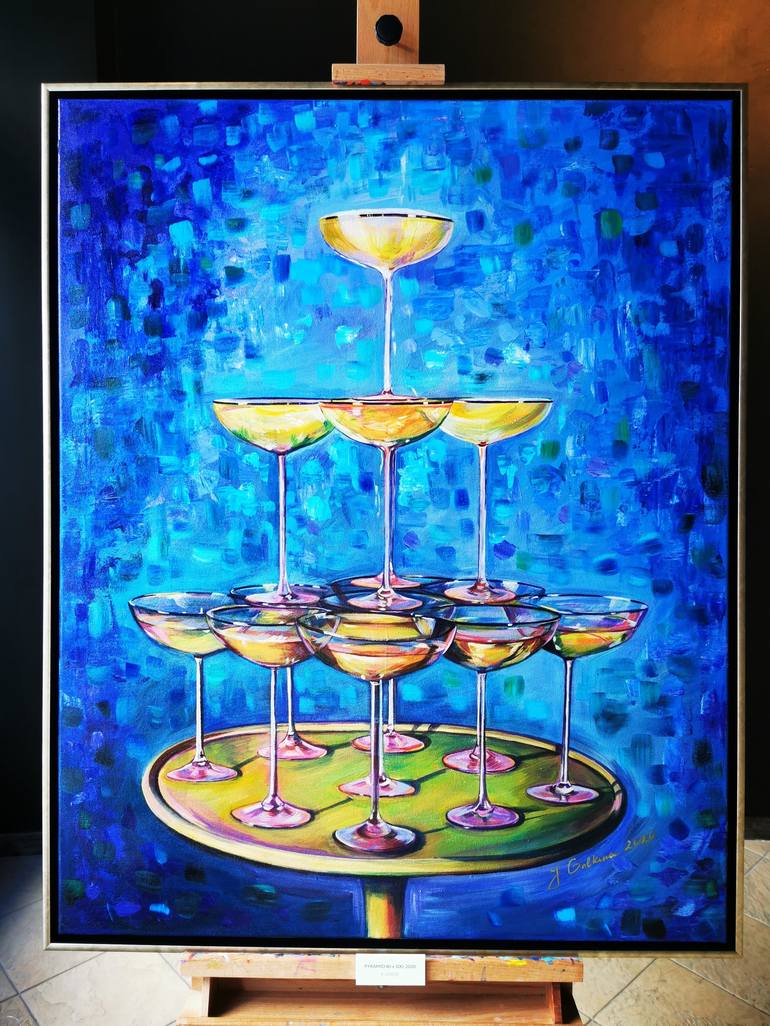 Original Fine Art Food & Drink Painting by Jelena Galkina