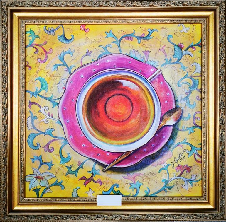 Original Fine Art Food & Drink Painting by Jelena Galkina