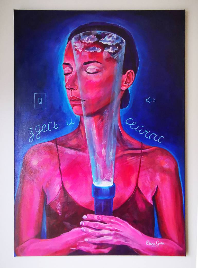 Original Illustration People Painting by Jelena Galkina