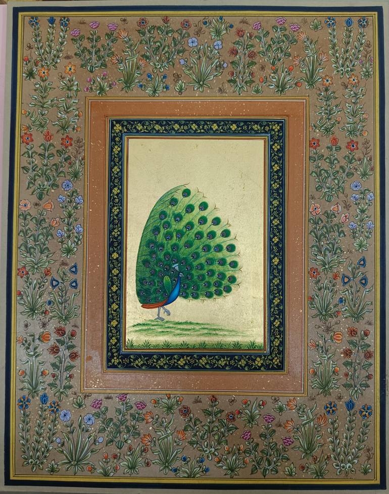 Original Antique Animal Painting by Babulal Marotia