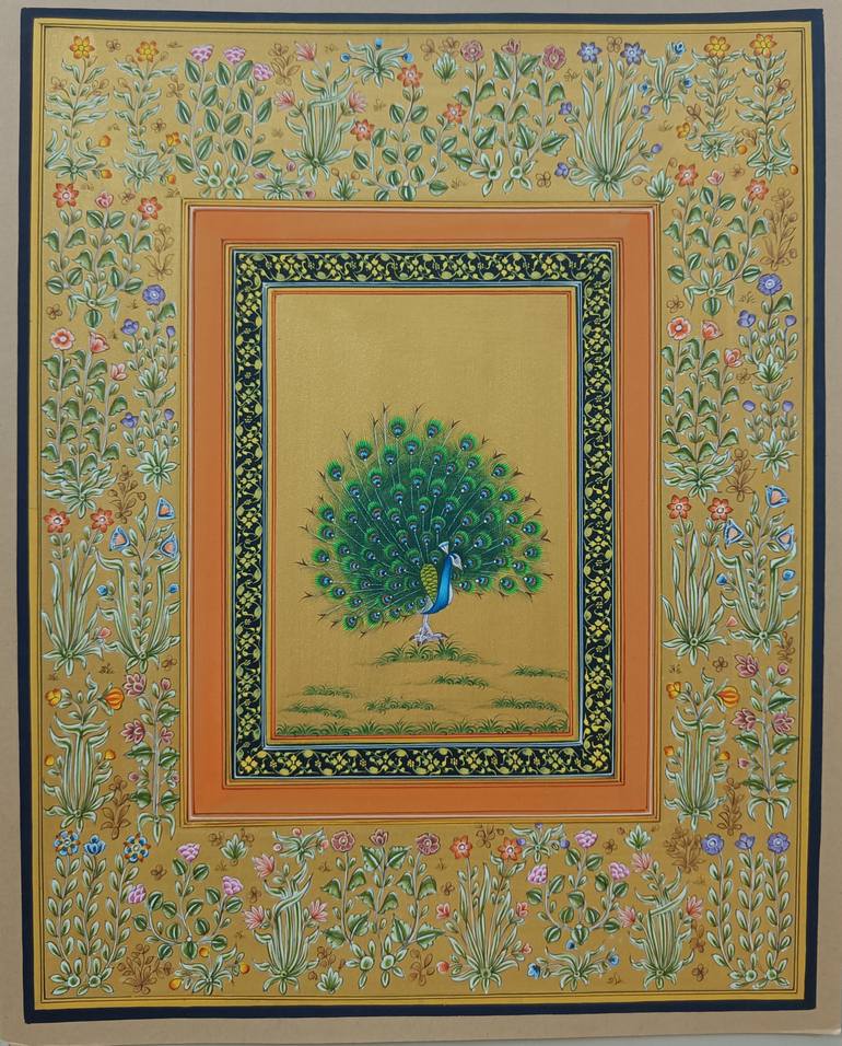 Original Antique Animal Painting by Babulal Marotia