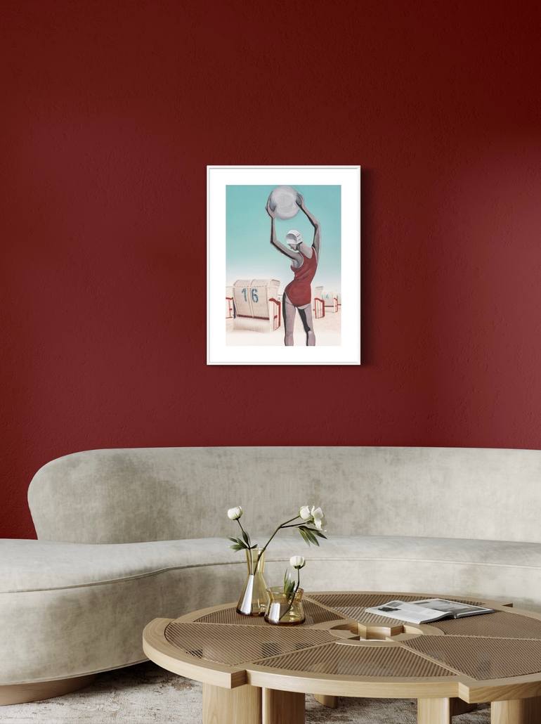 Original Art Deco Women Painting by Dagmar Saerchinger