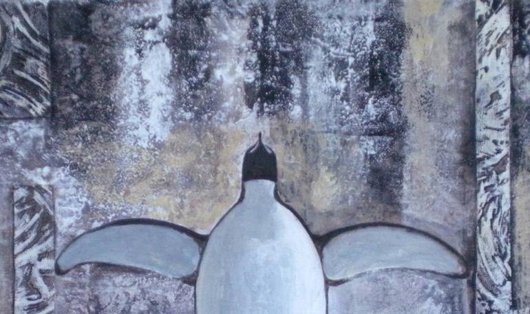 Original Abstract Expressionism Animal Painting by Daria Iv