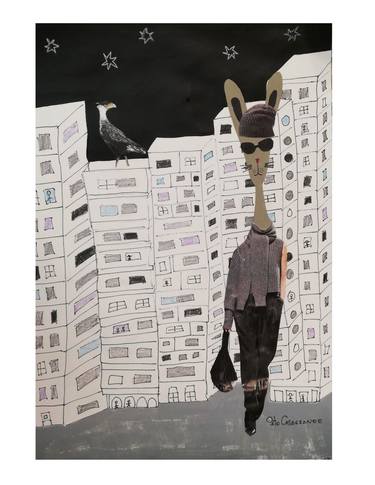 Print of Cities Collage by PATRICIA CASAGRANDE