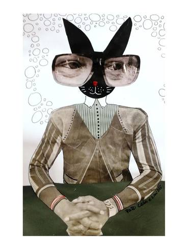 Print of Animal Collage by PATRICIA CASAGRANDE